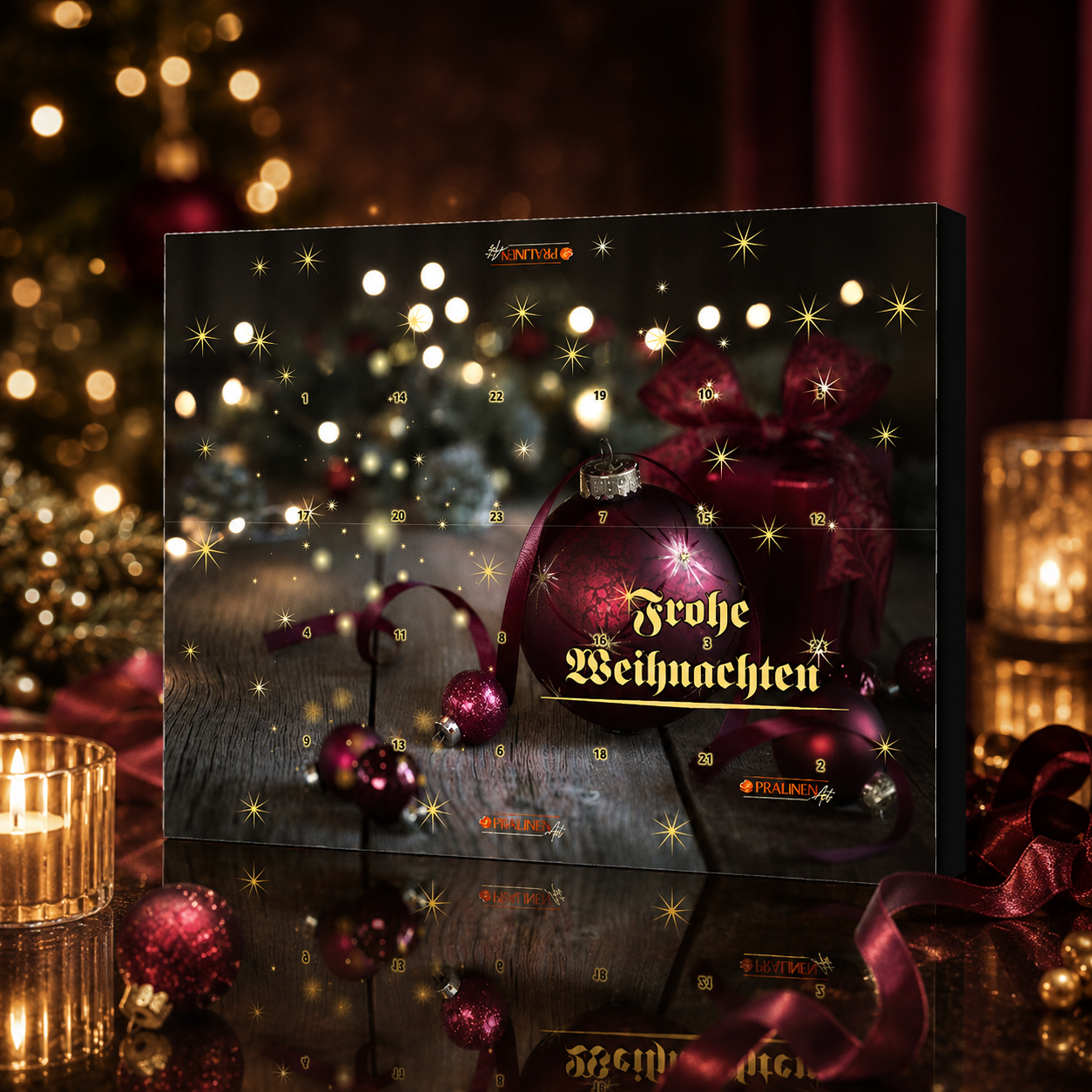 Pralinen-Adventskalender 2026 &ndash; alkoholfrei & handgemacht