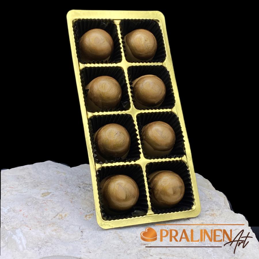 8 Pralinen | gesalzene Erdnuss in Karamell 