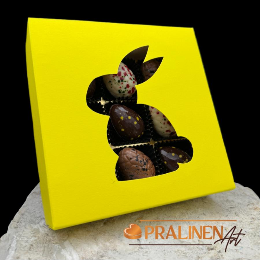 Eierlikörpralinen von PralinenArt mit Apfel Nougat und Brinknmannfinest Klötenköm