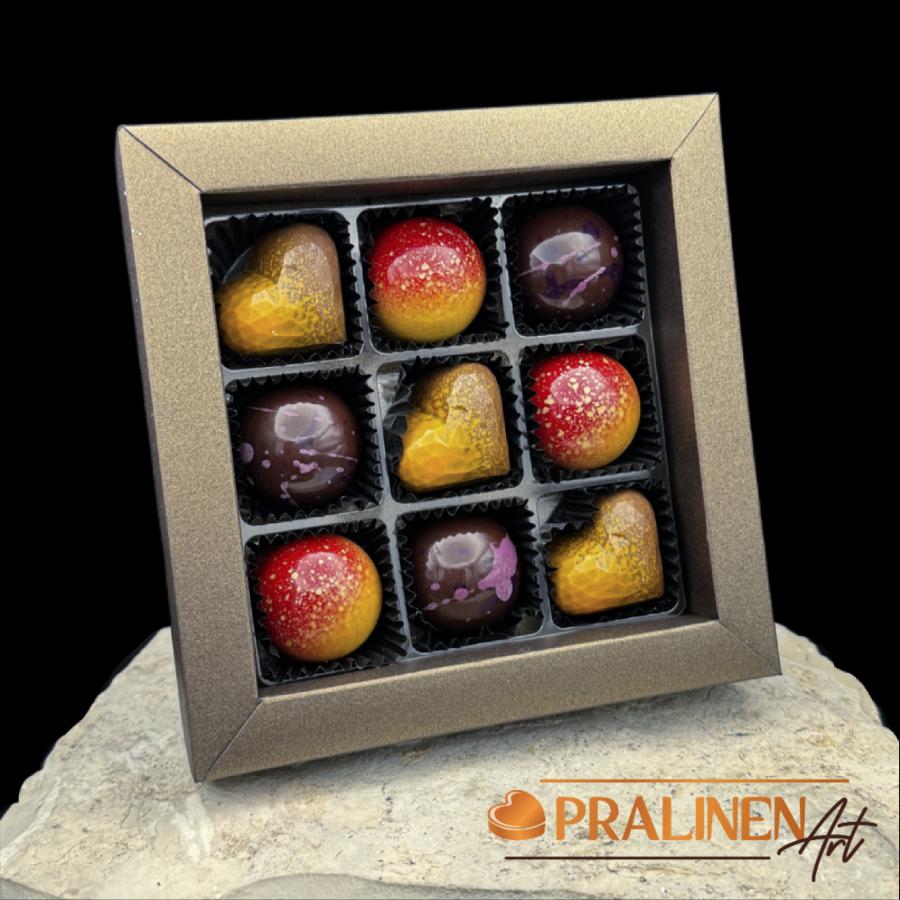 PralinenArt Winterspralinen Pflaume Zimt, Orange Lebkuchen Bratapfel
