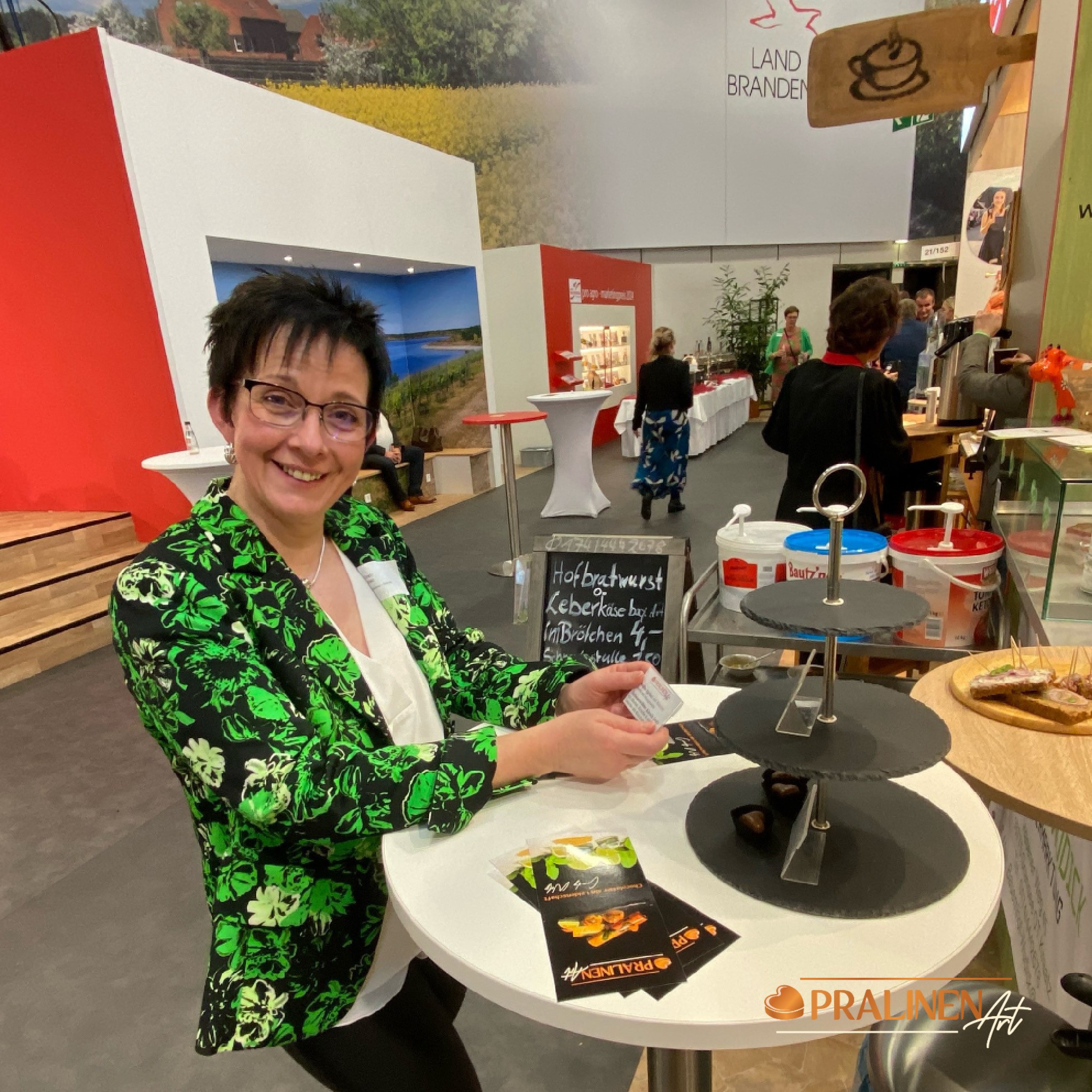 S&uuml;&szlig;e Premiere auf der " Gr&uuml;ne Woche " Berlin: Handgemachte Pralinen mit fruchtig-kr&auml;uteriger Note